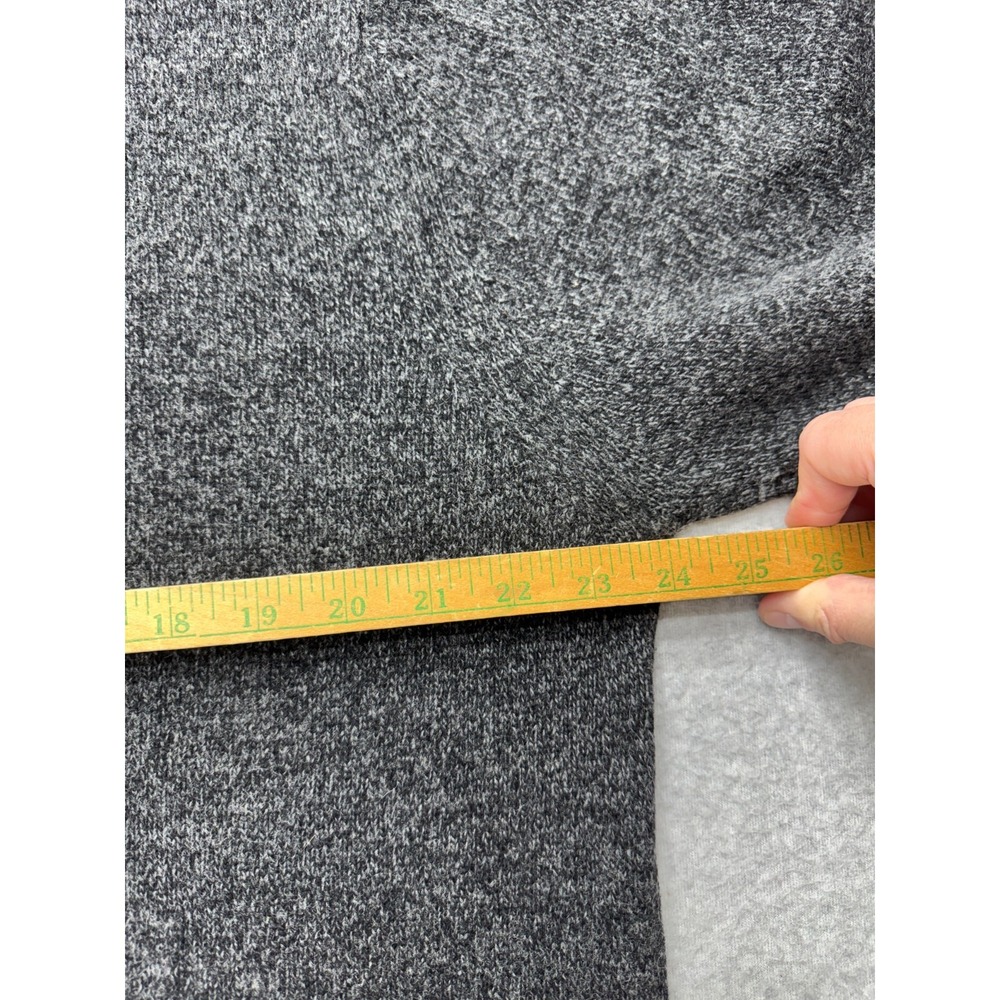 Daniele Blasi Sweater Mens XL Gray Wool Blend Italy Mock Neck Button Pullover - Picture 3 of 10
